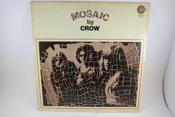 Vintage 1971 Crow Mosaic Vinyl LP Record - Psychedelic Rock