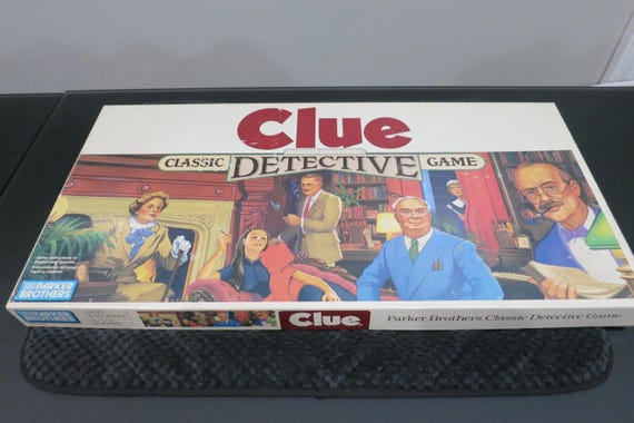 Vintage 1986 Clue Board Game: Classic Detective Parker Brothers, Complete