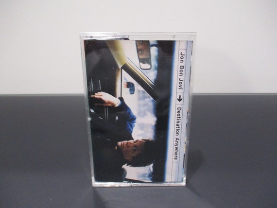 Vintage 1997 CASSETTE TAPE Destination Anywhere Jon Bon Jovi Like New Condition