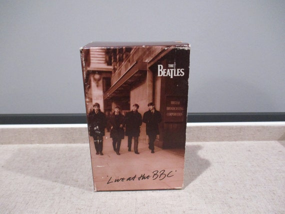 Vintage 1994 Cassette Tape Set Live at the BBC The Beatles 2 Tape Set with Booklet and Slip Case