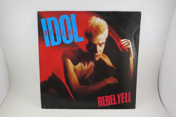 Vintage 1983 Vinyl LP Record Billy Idol Rebel Yell Excellent Condition German Pressing 71503