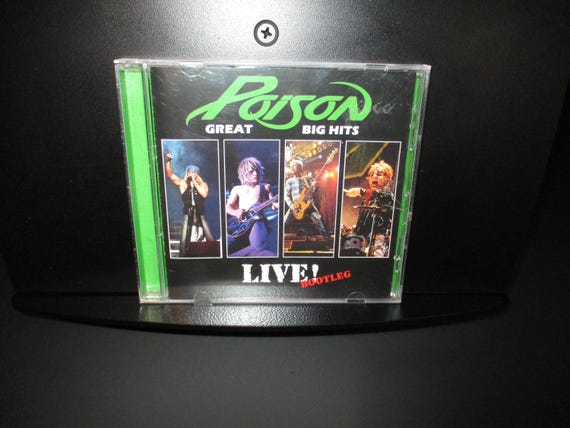 Vintage 1980's/90's Poison CD's 20 Years of Rock Open Up and Say Ahh Crack A Smile Swallow This Live Look What The Cat Sold Individually