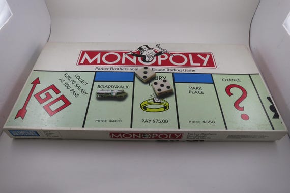 1985 Monopoly Board Game Parker Brothers 100 Percent Complete