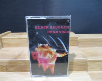 Vintage 1976 Cassette Tape Paranoid Black Sabbath Rare Ireland Pressing Excellent Condition