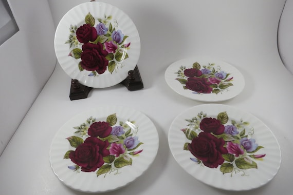 Set of our Vintage Newhall Staffordshire Bone China Bread Plates (6 1/2 Inch)