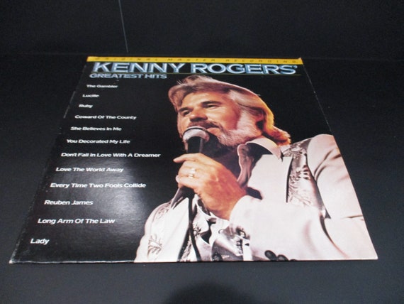 Vintage 1981 Vinyl LP Record Kenny Rogers Greatest Hits MOFI Master Recording Near Mint Condition 67844