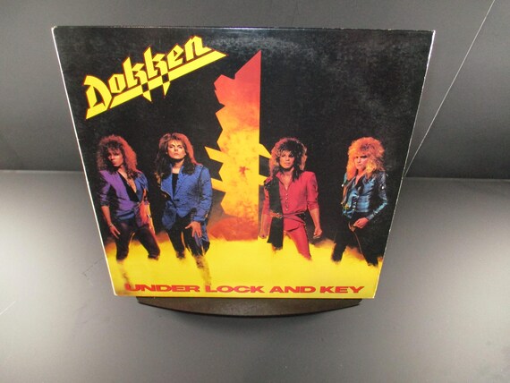 Vintage 1985 Vinyl LP Record Under Lock and Key Dokken Excellent Condition 69188