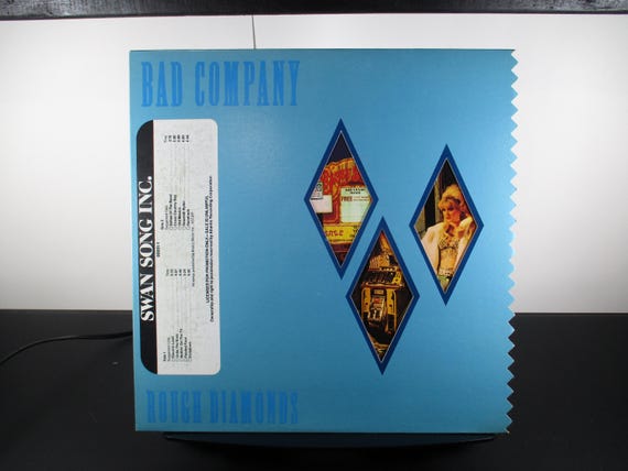 Vintage 1982 Vinyl LP Record Rough Diamonds Bad Company Near Mint Condition Promo Copy 69510