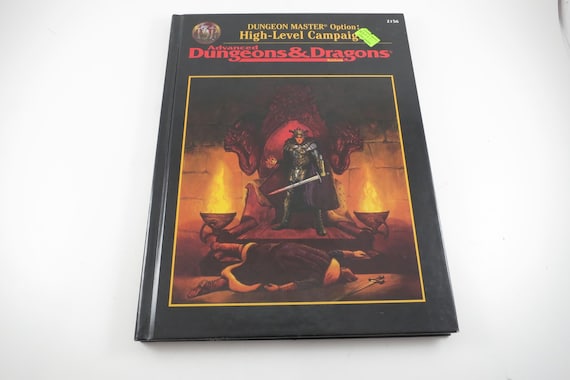 1995 TSR Advanced Dungeons and Dragons Master Option High Level Campaign First Printing