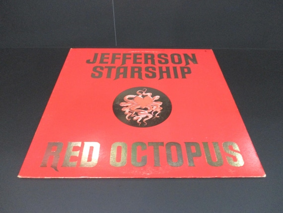 Vintage 1975 LP Vinyl Record Red Octopus Jefferson Starship Excellent Condition 68683