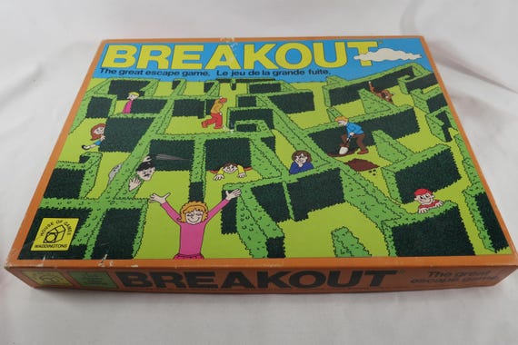 1975 Board Game Waddingtons Breakout The Gre8t Escape Game 100% Complete