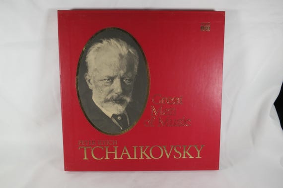 Vintage 1975 Classical Vinyl LP Box Set Gr8at Men of Music Peter Tchaikovsky EX+