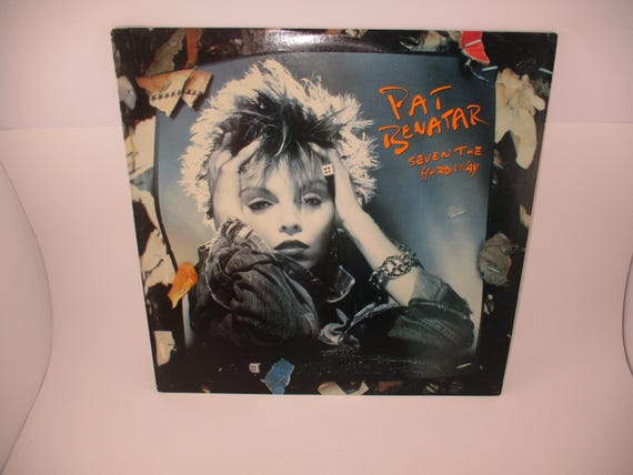 Vintage 1985 Vinyl LP Record Pat Benatar Seven The Hard Way Excellent Condition 70348