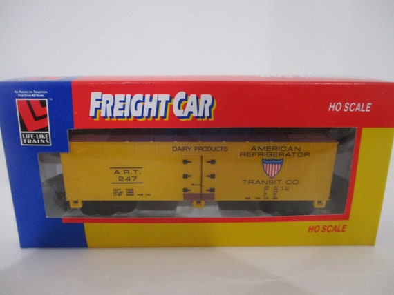 Vintage Life Like Trains HO Scale 8586 ART Reefer American Ref. Transport New In Original Box