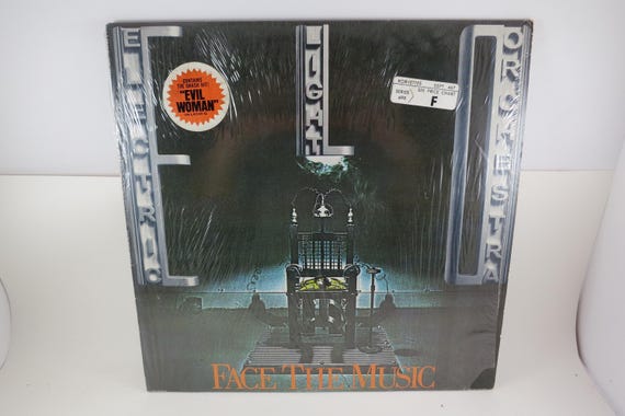 1975 Vinyl LP Record Face the Music Electric Light Orchestra Excellent Condition In Shrink Hype Sticker
