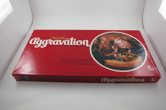 1982 Lakeside Deluxe Aggravation Board Game, Complete Family Fun