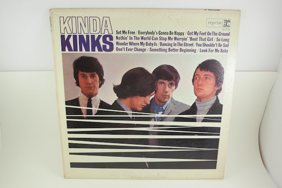 Vintage 1965 Kinks Kinda Kinks Vinyl LP - Original MONO Pressing
