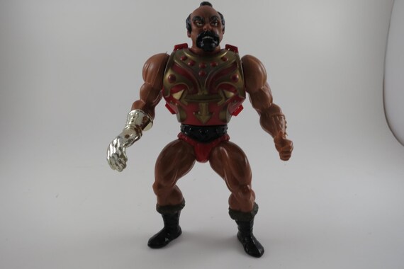 Vintage 1984 MOTU Jitsu Action Figure: Masters of the Universe, 6 Inch, with Vest