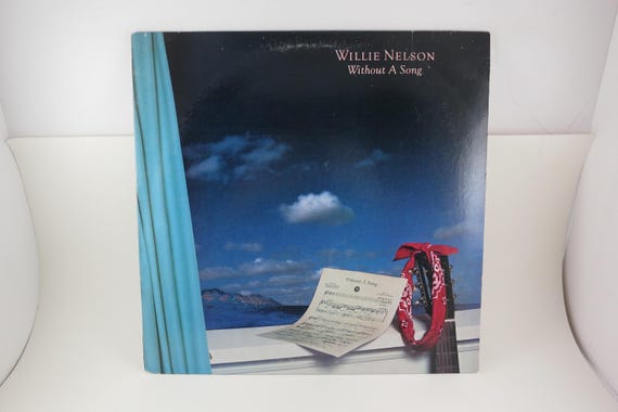 Vintage 1983 Willie Nelson "Without A Song" Vinyl EX