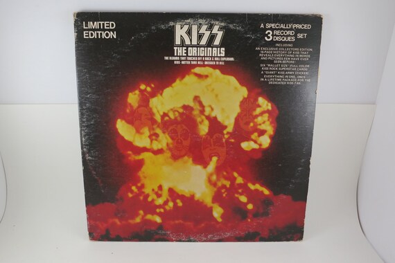 Vintage 1976 Vinyl LP Record Set Kiss The Originals Excellent Condition Missing 1 Record 71649