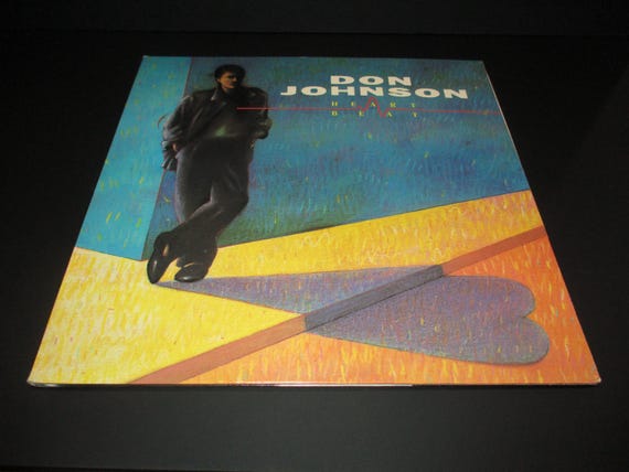 Vintage 1986 Vinyl LP Record Heartbeat Don Johnson Excellent Condition 70086