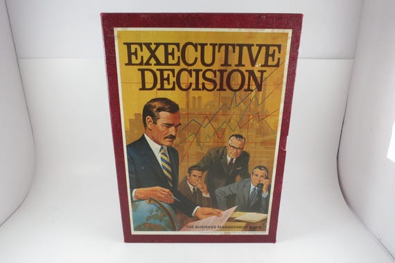 Vintage 1971 3M Executive Decision Board Game - Complete in Original Box