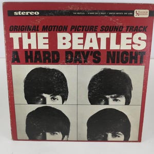 Vintage 1971 Beatles &#39;A Hard Day&#39;s Night&#39; Vinyl LP - United Artists Stereo