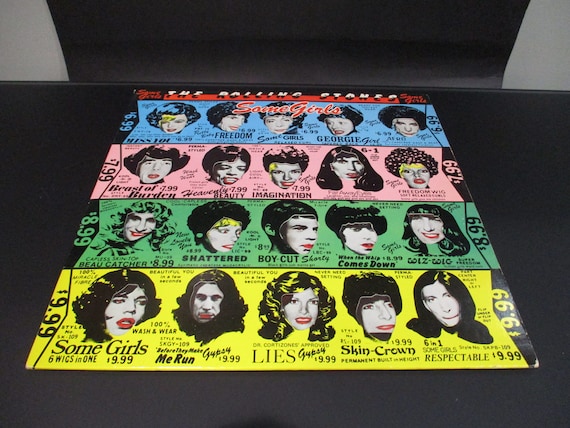 Vintage 1978 Vinyl LP Record The Rolling Stones Some Girls Rolling Stone Records Excellent Plus Condition First Pressing 71690