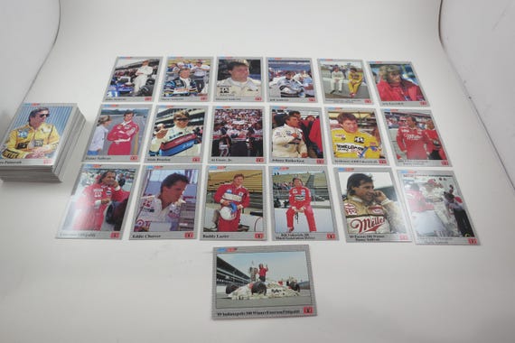 1991 PPG Indy Racing Card Set: Sullivan, Rahal, Andretti, Brayton