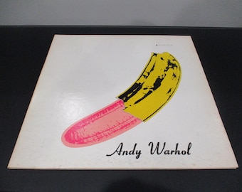 Vintage 1967 Vinyl LP Record The Velvet Underground & Nico Andy Warhol Cover Excellent Condition FIRST East Coast Pressing Emerson 57443