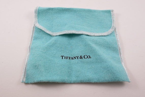 Vintage Tiffany & Company 4.25 x 4.25 Small Jewelry Pouch Bag