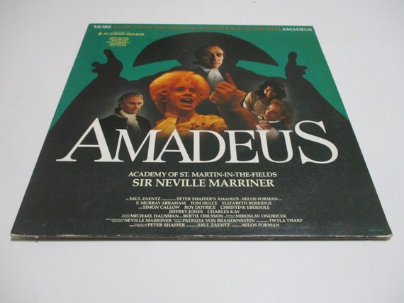 Vintage 1985 Vinyl LP Record Wolfgang Amadeus Mozart Neville Marriner Amadeus More Original Soundtrack Excellent Condition 71560