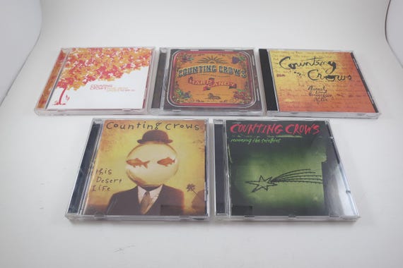 Vintage 1990's Counting Crows CD's This Desert Life Recovering the Satellites August and Everything Hard Candy After Sold Individually