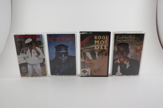 Vintage 1980's Kool Moe Dee Cassette Tapes Funke Wisdom How Ya Like Me Now Self Titled Sold Individually