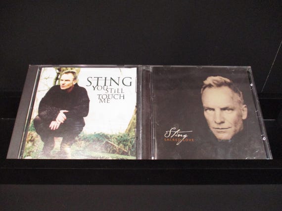 Vintage 1990's Sting CD's If On A Winter's Night Mercury Falling Fields of Gold Very Best of The Police Sold Individually