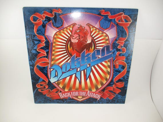 Vintage 1987 Vinyl LP Record Dokken Back for the Attack Excellent Condition 70329