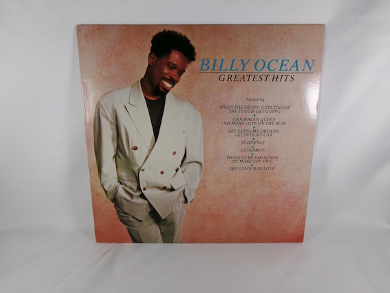 1989 Vinyl LP Record Billy Ocean Greatest Hits Brown Translucent EX+
