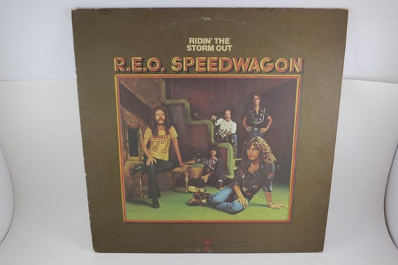 Vintage 1983 Vinyl LP Record REO Speedwagon Ridin' The Storm Out