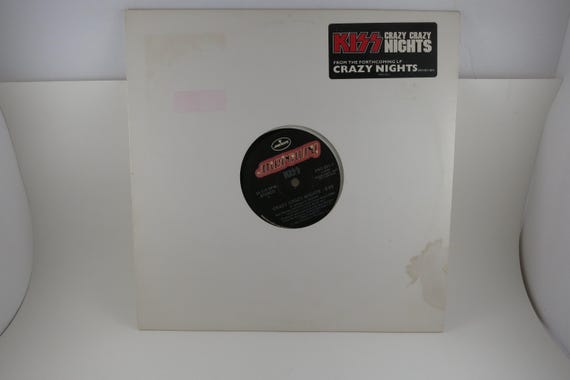 Vintage 1987 Vinyl Record Crazy Crazy Nights Kiss Promo EP VG+