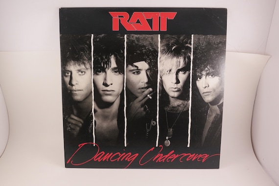 1986 Vinyl LP Record Dancing Undercover Ratt Heavy Metal