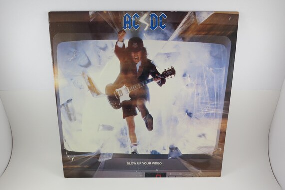 Vintage 1988 Vinyl LP Record Blow Up Your Video AC/DC Excellent Condition 71395