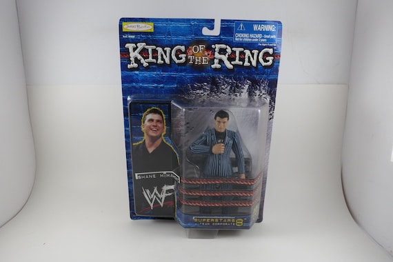 1999 Jakks WWF King of the Ring Shane McMahon Team 8 Corporate with Accessories NIB