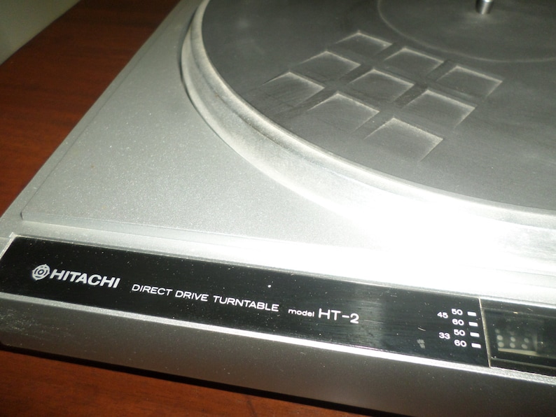 Vintage Hitachi HT2 Direct Drive Turntable Record Player Etsy UK