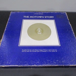 Vintage 1970 Vinyl LP Record Set: The Motown Story, Limited Edition