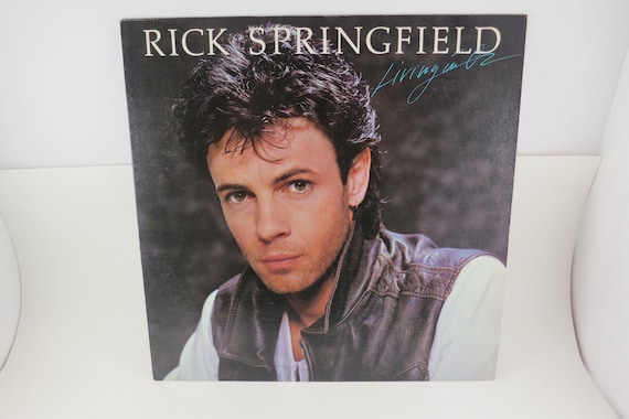 Vintage 1983 Rick Springfield "Living in Oz" Vinyl Record LP