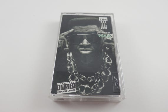 Vintage 1991 Cassette Tape Penicillin on Wax Tim Dog Hip Hop Excellent Condition