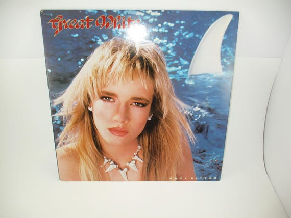 Vintage 1987 Vinyl LP Record Once Bitten Great White Excellent Plus Condition 70229