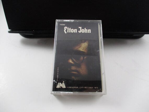 Vintage 1970 Cassette Tape Elton John Self Titled Original First US Pressing Excellent Condition