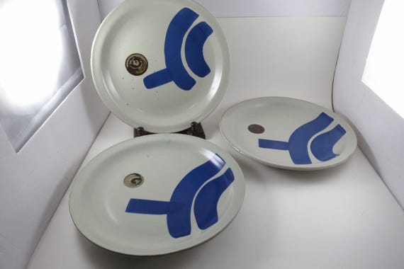 Set of Three Lookout Mountain by Iron Mountain 11 Inch Dinner Plates