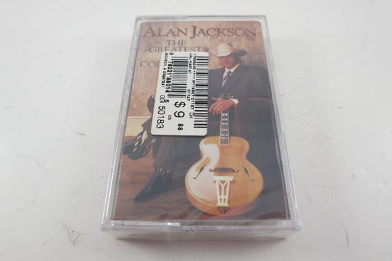 1995 Cassette Tape The Greatest Hits Collection Alan Jackson Mint Condition Still Factory Sealed